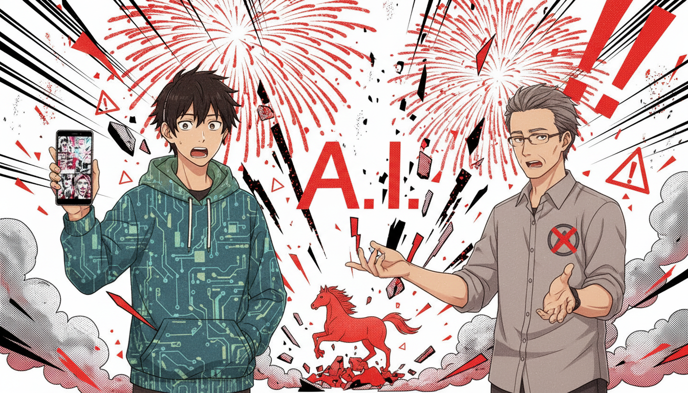 【悲報】ワイらのAIお絵描き、ついに事務所から「やめろ」と警告されてしまうｗｗｗ