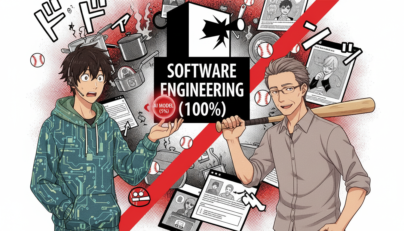 【悲報】ワイ「AIエージェント作るンゴ！」→ 有識者「AIは5%、残りは全部“土方作業”やぞ」